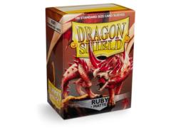 Dragon Shield Sleeves: Matte Ruby (Box Of 100)